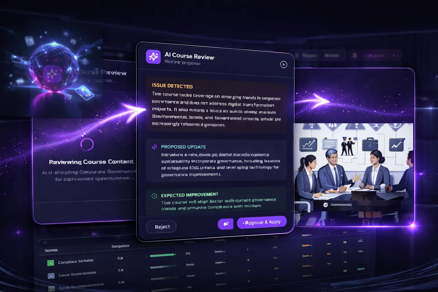 CPDForge AI Course Review Dashboard